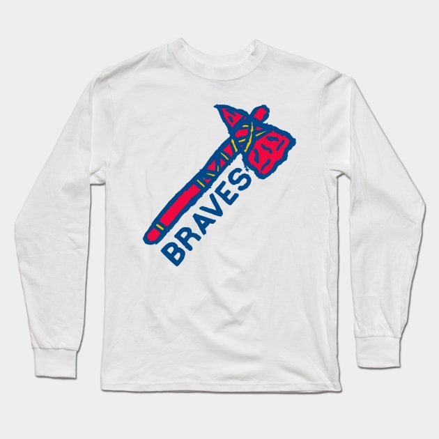 Atlanta Braveeees 03 Long Sleeve T-Shirt by Very Simple Graph